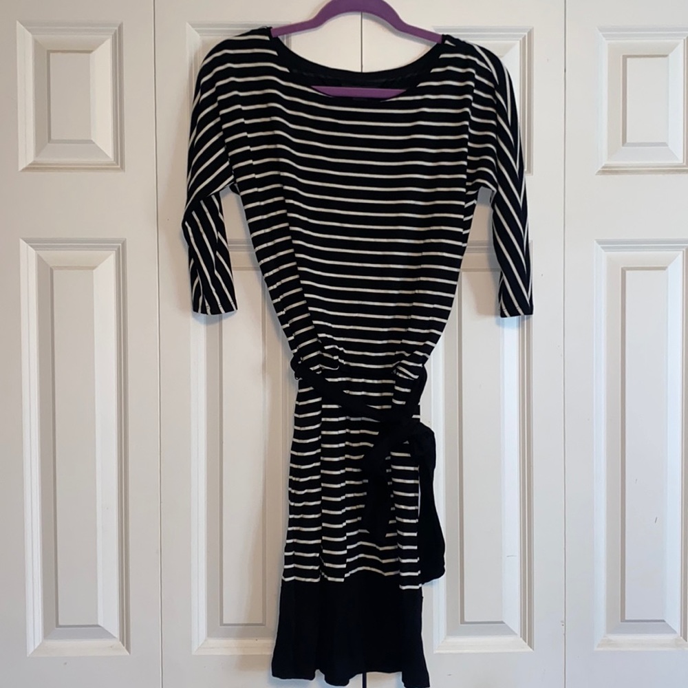 Boat Neck White House Black Market Shift Dress